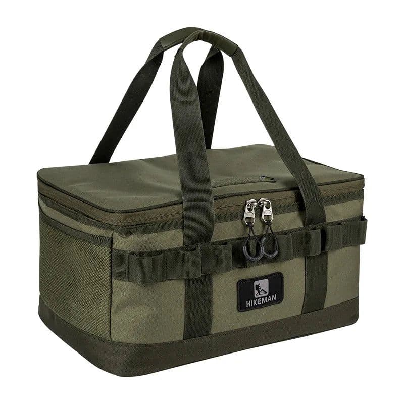 image-Wholesale 600D Oxford Waterproof Portable 20L Multiple Compartments Durable Camping Outdoor Tactical Picnic Barbecue Cookware