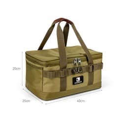 image-Wholesale 600D Oxford Waterproof Portable 20L Multiple Compartments Durable Camping Outdoor Tactical Picnic Barbecue Cookware