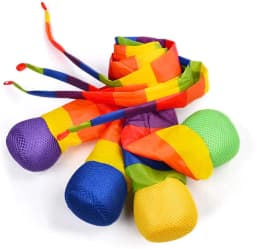 image-Catch Tail Foam Balls Soft Educational Sports Kids Kindergarten School Sensory Training