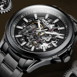 image-Mark Fairwhale Fashion Round Case New Design Stainless Steel Automatic Watches for Men