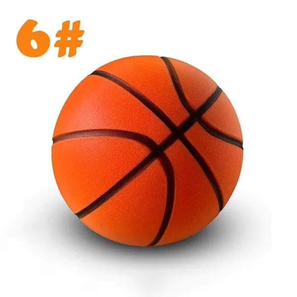 image-Grooved Silent Basketball Size 7# 6# 5# Men/Women/Children Indoor Dribble Practice Bounce Quiet Soft Airless Foam Ball No Noises