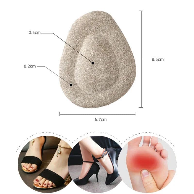 image-Tcare 1Pair Ball of Foot Cushions Foot Care Inserts Insoles Support Neuroma Runners Metatarsalgia Gel Pad Rapid Foot Pain Relief