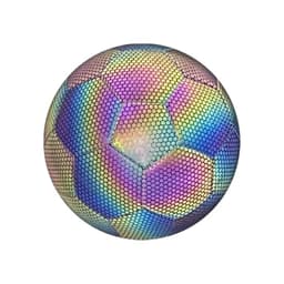 image-1pc Size 5 Reflective Football, Luminous Colorful Soccer Ball For Indoor And Outdoor Training 1pc Size 5 Reflective Football, Lu