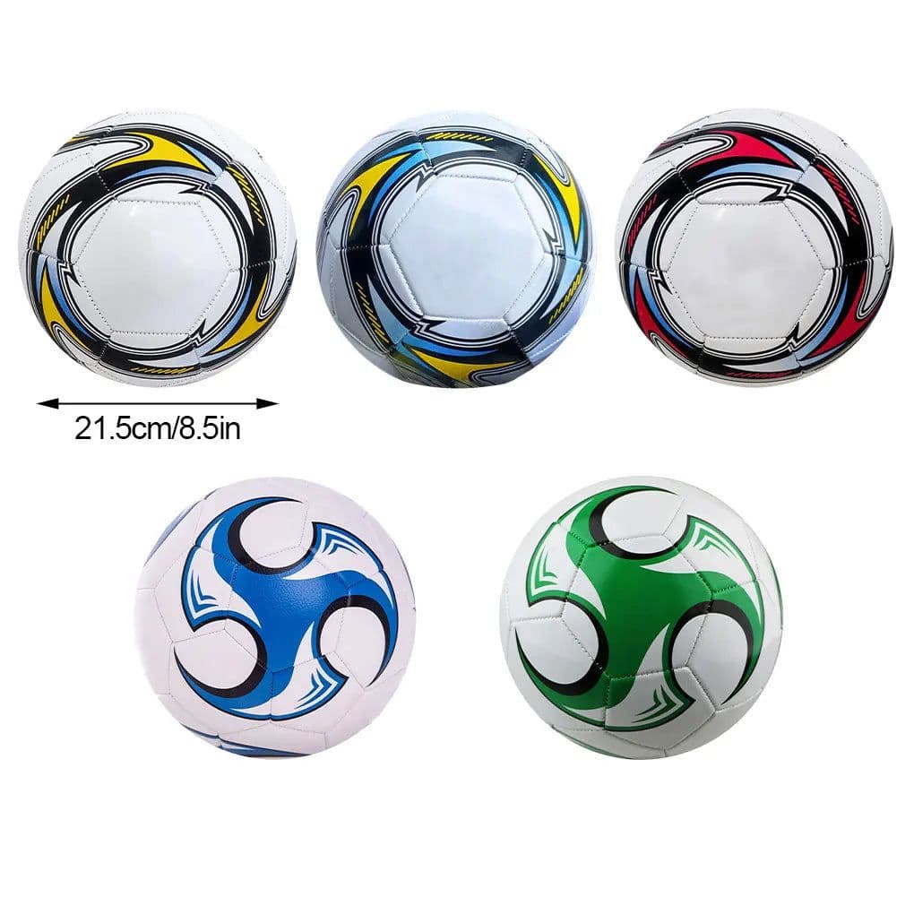 image-World Football Soccer Balls Official Size5 Machine Sewing PVC Seamless Wearproof Anti-slip Outdoor Match Game Football Training