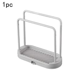 image-Kitchen Rag Drain Stand Kitchen Accessories Sink Drainage Shelf Sink Drain Storage Basket for Sponge Rag Wire Ball 1/2/3PCS