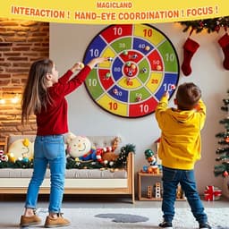 image-Montessori Throw Sport Slingshot Target Sticky Ball Dartboard Basketball Board Games Educational Children's Outdoor Game Toy