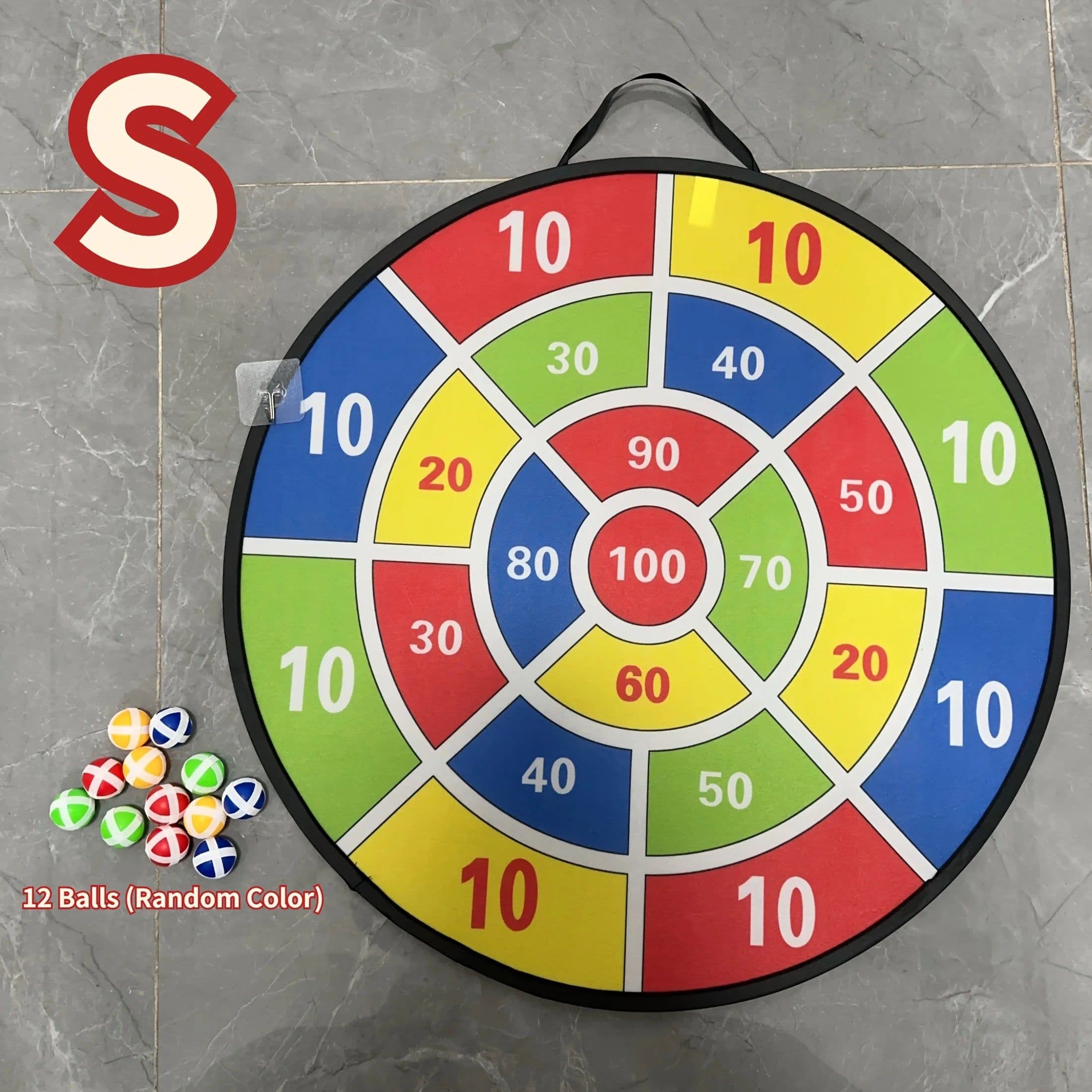 image-Montessori Throw Sport Slingshot Target Sticky Ball Dartboard Basketball Board Games Educational Children's Outdoor Game Toy