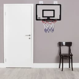 image-Mini Basketball Hoop for Kids Adults Indoor Small Basketball Hoop for Door Wall Mounted and Room Shooting Ball Sport Game Set