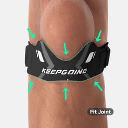 image-GTUBIKE 1PCS Patella Band Protection Kneecap Knee Tendon Support Strape Brace Adjustable Absorption Compression Pad Basketball