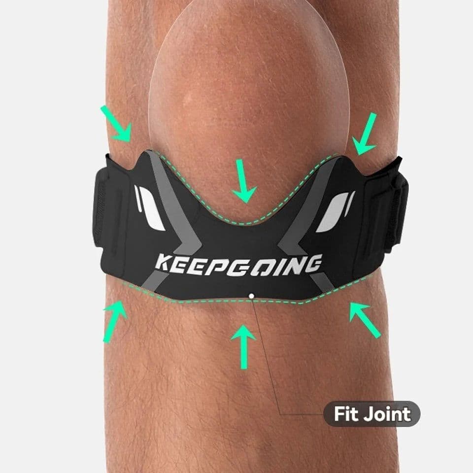 image-GTUBIKE 1PCS Patella Band Protection Kneecap Knee Tendon Support Strape Brace Adjustable Absorption Compression Pad Basketball