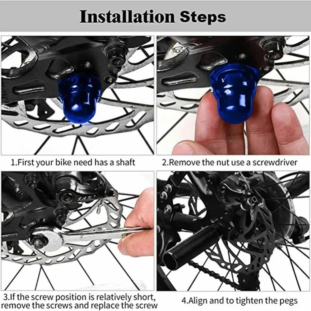 image-Bike Pegs Aluminum Alloy Anti Skid Lead Foot ForBMX Bike Fit 3 8 Inch Axles Bike Pegs Anti Skid Lead Foot Rest Pegs
