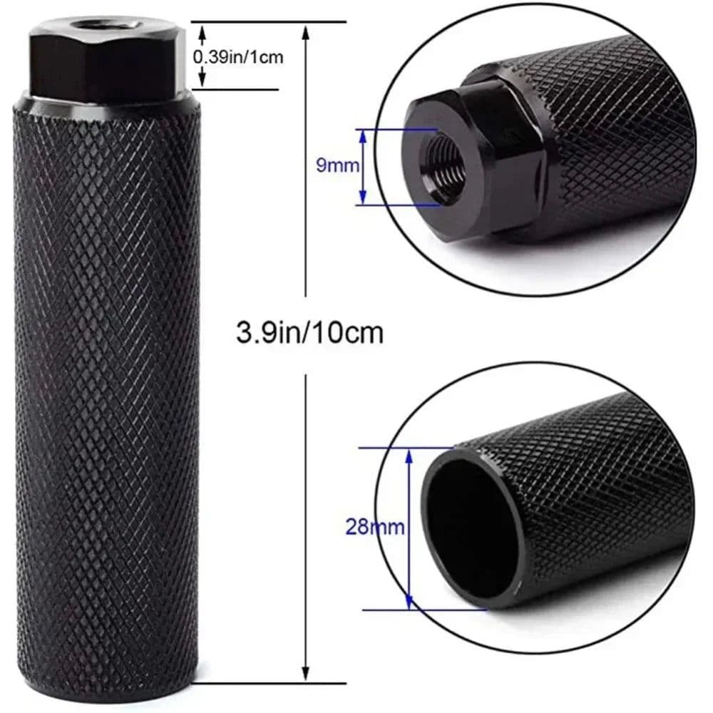 image-Bike Pegs Aluminum Alloy Anti Skid Lead Foot ForBMX Bike Fit 3 8 Inch Axles Bike Pegs Anti Skid Lead Foot Rest Pegs