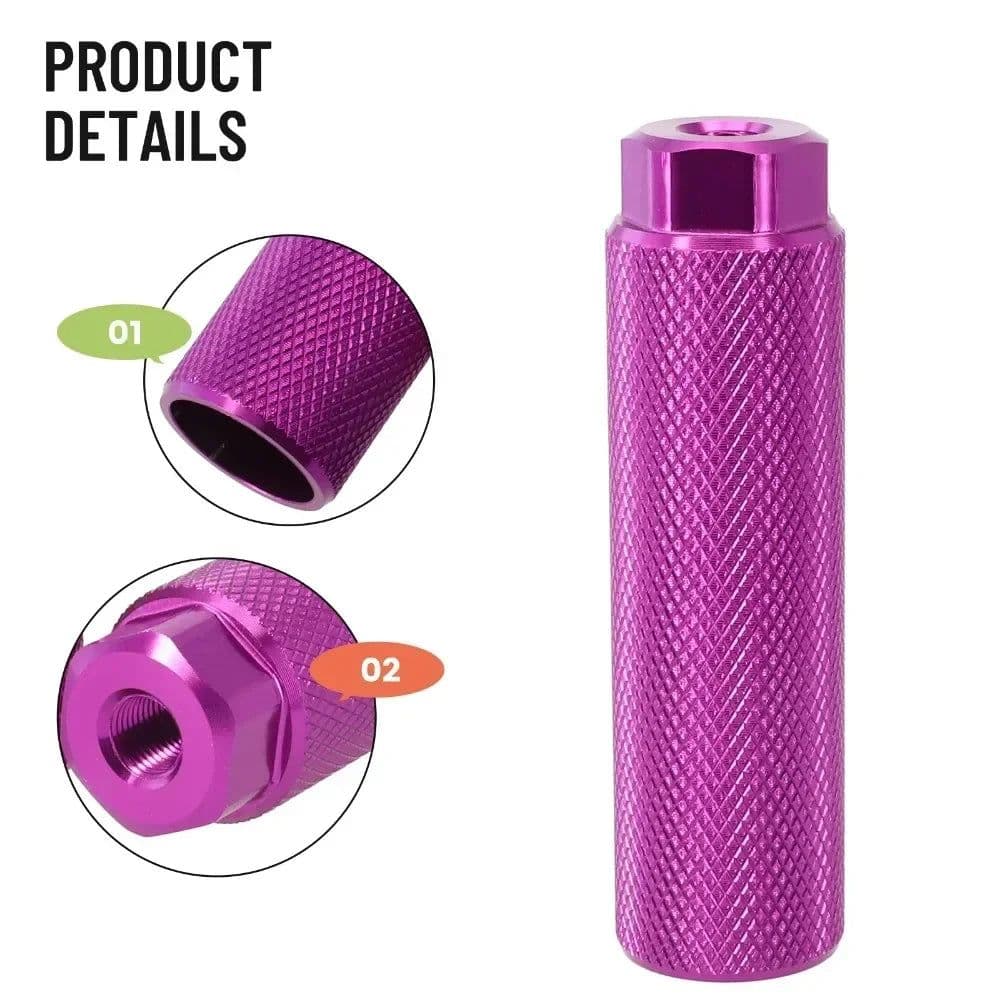 image-Bike Pegs Aluminum Alloy Anti Skid Lead Foot ForBMX Bike Fit 3 8 Inch Axles Bike Pegs Anti Skid Lead Foot Rest Pegs