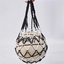 image-1/2pcs Portable Carry Net Bag Balls Volleyball Outdoor Durable Standard Nylon Thread Soccer Basketball Hoop Mesh Net