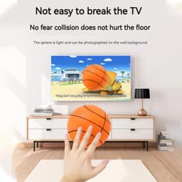 image-Foam Basketball Kids Silent Basketball Bouncing Mute Silent Ball Bounce Squeezable Mute Bouncing Basketball