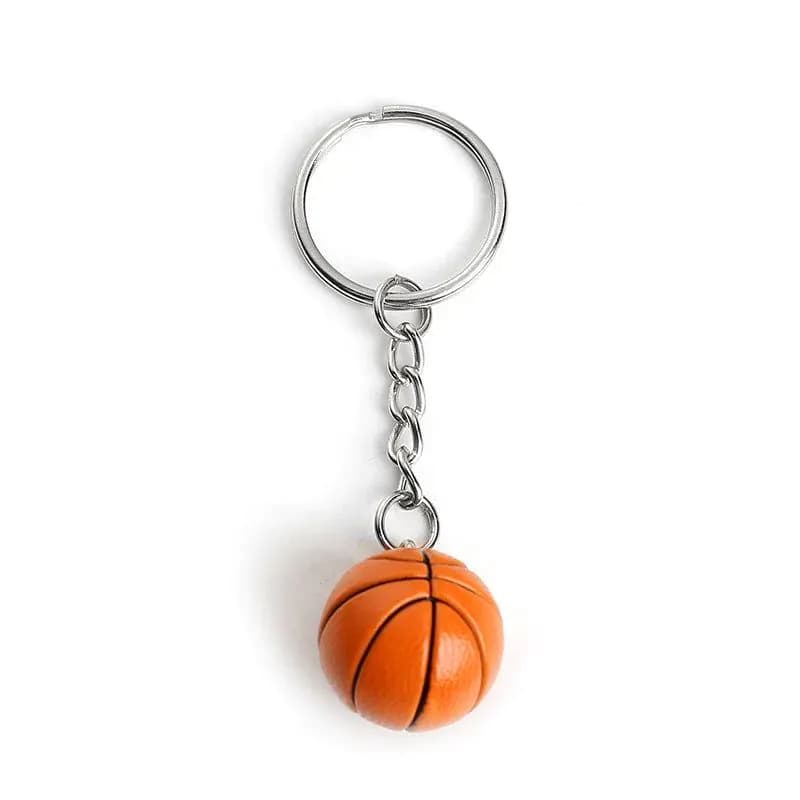 image-Basketball Keychain Ornaments Business Football Gifts Volleyball Football Beach Ball Key Chain Chains Rings Sport K6072