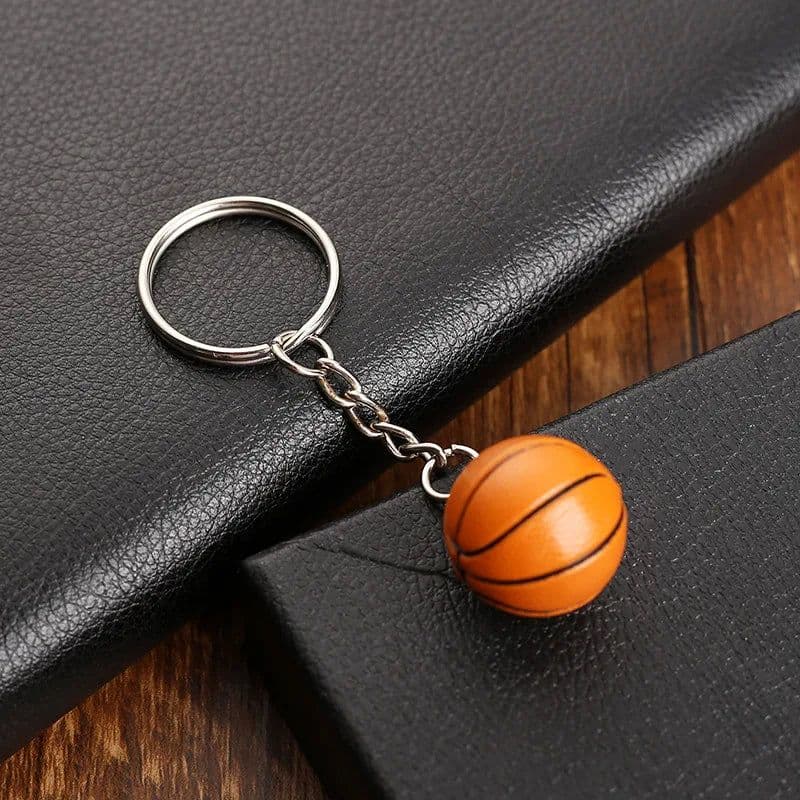 image-Basketball Keychain Ornaments Business Football Gifts Volleyball Football Beach Ball Key Chain Chains Rings Sport K6072