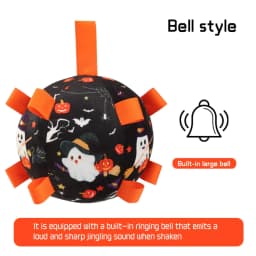 image-New Pet Bell Sound Toy Ball Dog Outdoor Interactive Training Play Football