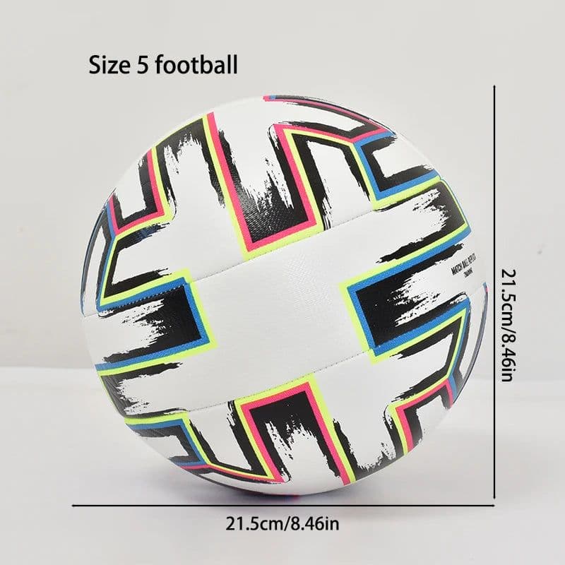 image-Size 5 Soccer Balls Professional High Quality Soft PU Outdoor Sports Football Training Match futbol