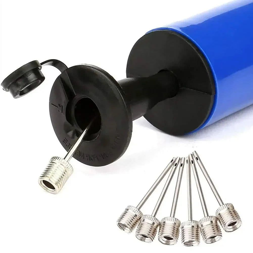 image-Flexible Hose Ball Pump Hand Pump Inflator Portable Basketball Pump Football Inflating with Pump Volleyball Hose Push Air