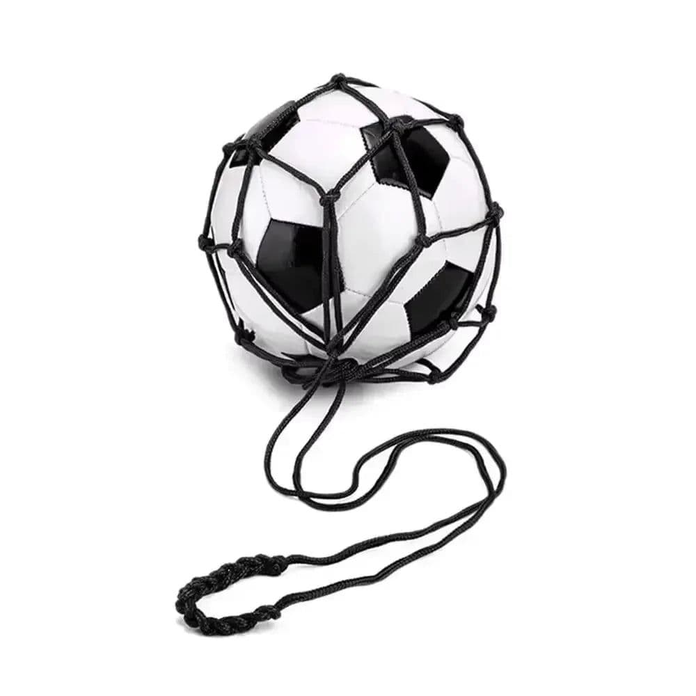 image-Youth Football Self Trainer Kick Net Pocket Professional Outdoor Sport Nylon Net Soccer Ball Carry Bag Solid Mesh Basketball Bag