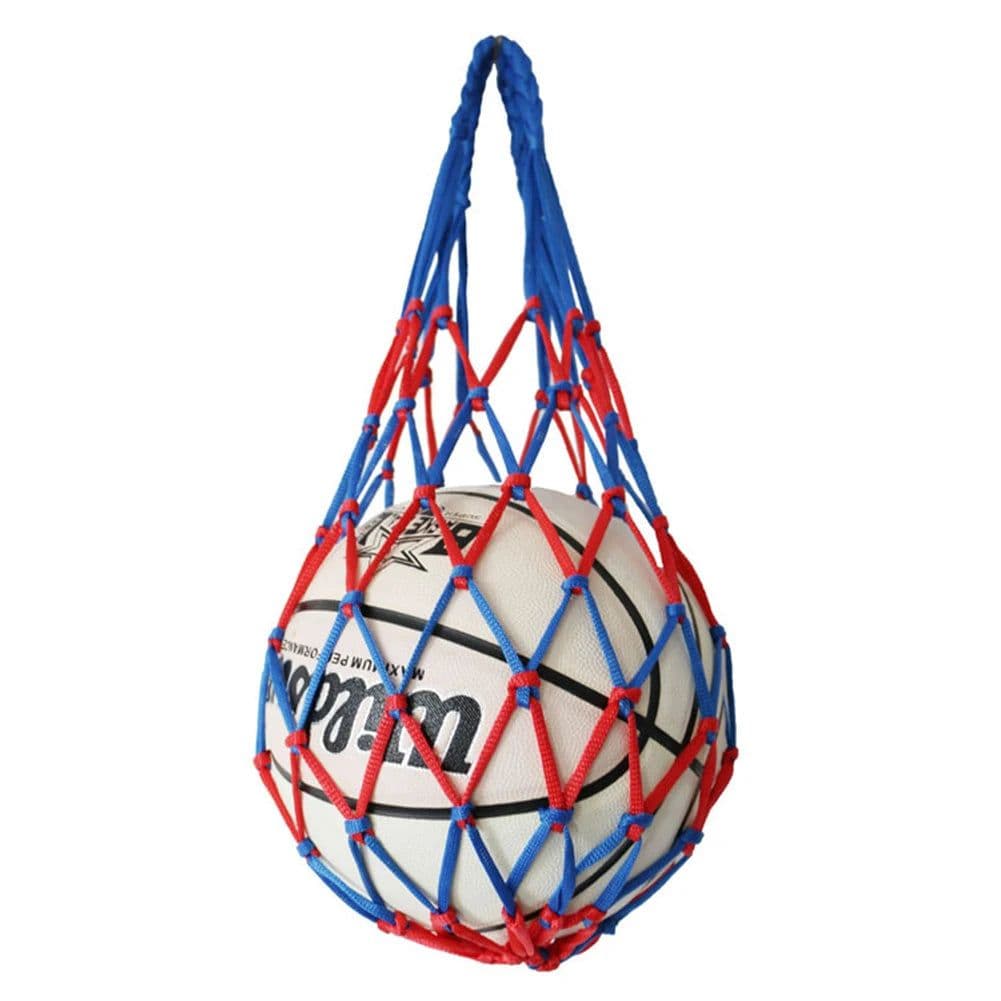 image-Sports Ball Holder Youth Football Self Trainer Football Net Bag Sports Mesh Equipment for Carrying Basketball Volleyball Soccer