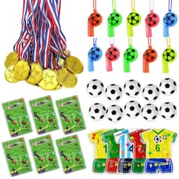 image-Soccer Party Favors Football Theme Bracelets Keychain Pin Ball Maze Game Toys Kids Birthday Party Pinata Fillers Christmas Gift