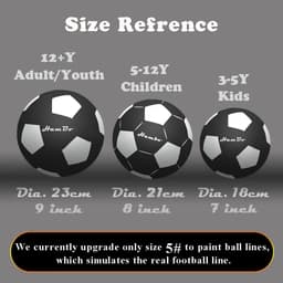 image-Silent Football Size 7# 5# 3# for Adults /Children Indoor Soccer Foam Ball Train Airless Football Mute Bouncing Ball Silent Ball
