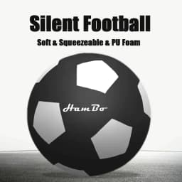 image-Silent Football Size 3#/5#/7# Indoor Silent Foam Soccer Ball Mute Bouncing Ball Silent Basketball Ball Silent Ball Gift for Boys