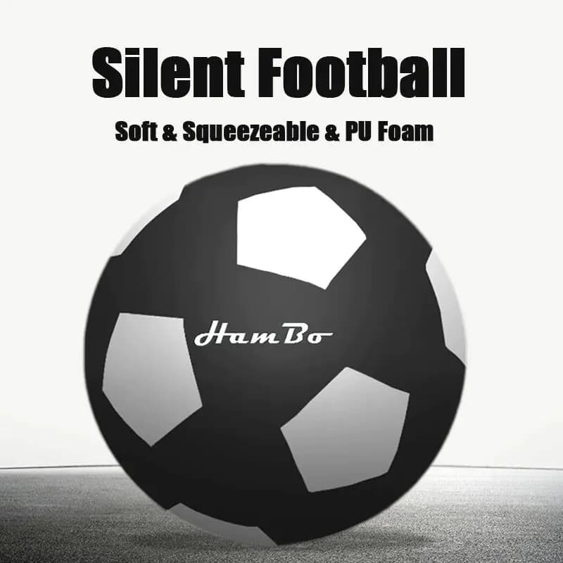 image-Silent Football Size 3#/5#/7# Indoor Silent Foam Soccer Ball Mute Bouncing Ball Silent Basketball Ball Silent Ball Gift for Boys
