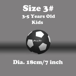 image-Silent Football Size 3#/5#/7# Indoor Silent Foam Soccer Ball Mute Bouncing Ball Silent Basketball Ball Silent Ball Gift for Boys