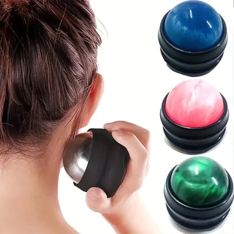 image-1Pcs Manual Massage Roller Ball Waist Hip Relaxer Stress Release Muscle Relaxation Massager Body Pain Relief Therapy Foot Back