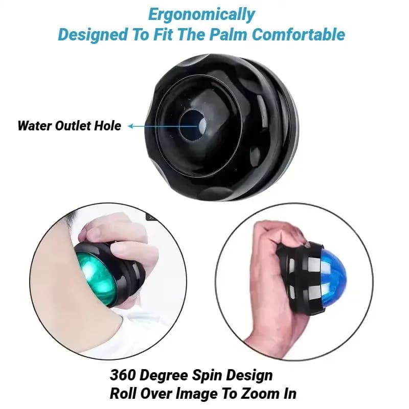 image-1Pcs Manual Massage Roller Ball Waist Hip Relaxer Stress Release Muscle Relaxation Massager Body Pain Relief Therapy Foot Back