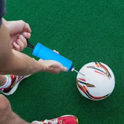 image-Ball Pump Set Flexible Hose Volleyball Football Basketball With Needle Sports Ball Hand Air Pump Durable Balloon Ball Inflator