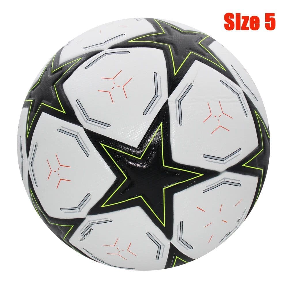image-Soccer Ball Professional Outdoors Sports Match Balls High Quality PU Material Training Seamless Football Standard Size 5 Size 4