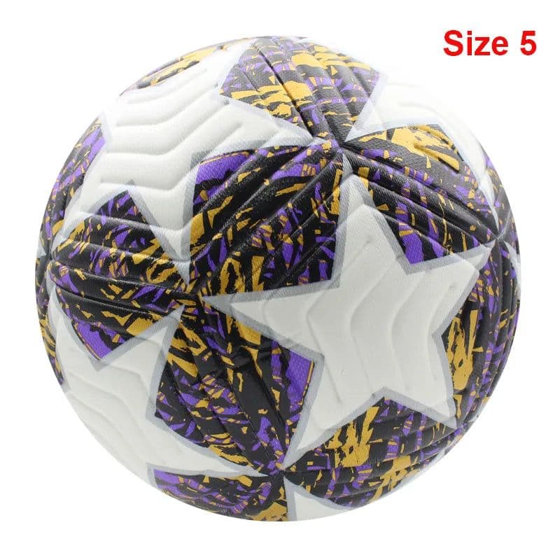 image-Soccer Ball Professional Outdoors Sports Match Balls High Quality PU Material Training Seamless Football Standard Size 5 Size 4
