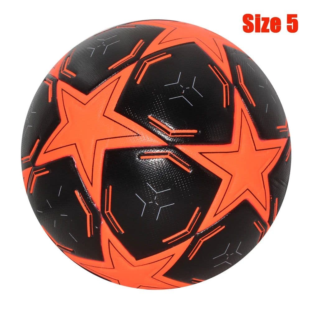 image-Soccer Ball Professional Outdoors Sports Match Balls High Quality PU Material Training Seamless Football Standard Size 5 Size 4