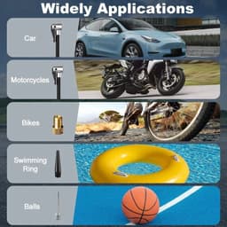 image-EAFC Portable Tire Inflator Rechargeable Electric Inflator For Car Bicycle Digital Air Compressor Football Ball Inflator Pump