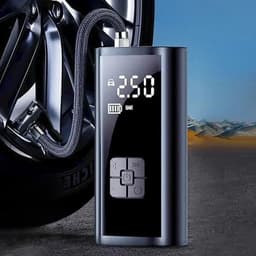 image-EAFC Portable Tire Inflator Rechargeable Electric Inflator For Car Bicycle Digital Air Compressor Football Ball Inflator Pump