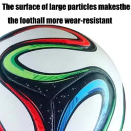 image-Football for Men and Women 2014 Match Size 5 Pu Adult Futebol Outdoor Sports Training Ball Professional Thickened Team Soccer