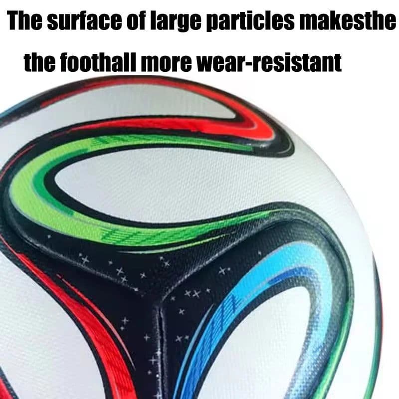 image-Football for Men and Women 2014 Match Size 5 Pu Adult Futebol Outdoor Sports Training Ball Professional Thickened Team Soccer