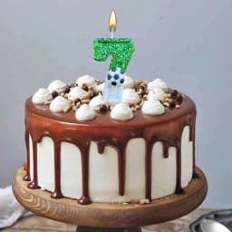 image-Football Birthday Number Candles, Candle Numbers for Cakes, Decorative Number Candles, Cake Topper Decoration for Birthday