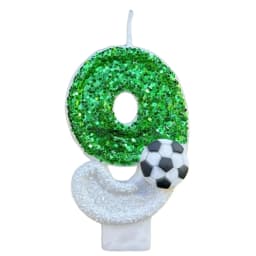 image-Football Birthday Number Candles, Candle Numbers for Cakes, Decorative Number Candles, Cake Topper Decoration for Birthday