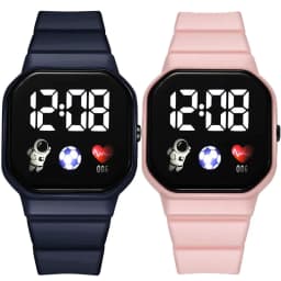 image-Kids Watch Sport LED Digital Watches Football Silicone Strap Waterproof Electronic Wristwatch for Children Boys Girls Gifts