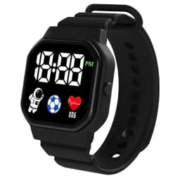 image-Kids Watch Sport LED Digital Watches Football Silicone Strap Waterproof Electronic Wristwatch for Children Boys Girls Gifts
