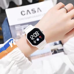 image-Kids Watch Sport LED Digital Watches Football Silicone Strap Waterproof Electronic Wristwatch for Children Boys Girls Gifts