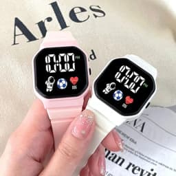 image-Kids Watch Sport LED Digital Watches Football Silicone Strap Waterproof Electronic Wristwatch for Children Boys Girls Gifts