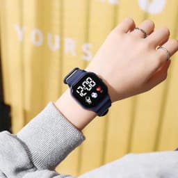 image-Kids Watch Sport LED Digital Watches Football Silicone Strap Waterproof Electronic Wristwatch for Children Boys Girls Gifts