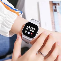 image-Kids Watch Sport LED Digital Watches Football Silicone Strap Waterproof Electronic Wristwatch for Children Boys Girls Gifts