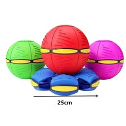 image-Blue Flying Saucer Foot Pressure Decompression Vent Ball - Outdoor Toy for Parents And Children Magic Deformation Fun